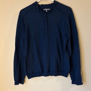 Wit & Wisdom Midnight Blue Crew Neck Sweater